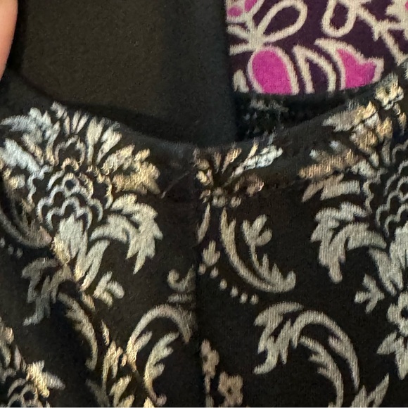 BlackMilk- Wallpaper Shiny Shiny Reversible Crop Top- Size Small - Picture 4 of 6